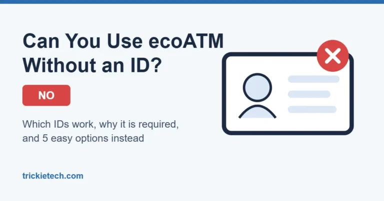 Can you use ecoATM without ID? No, a state ID is required