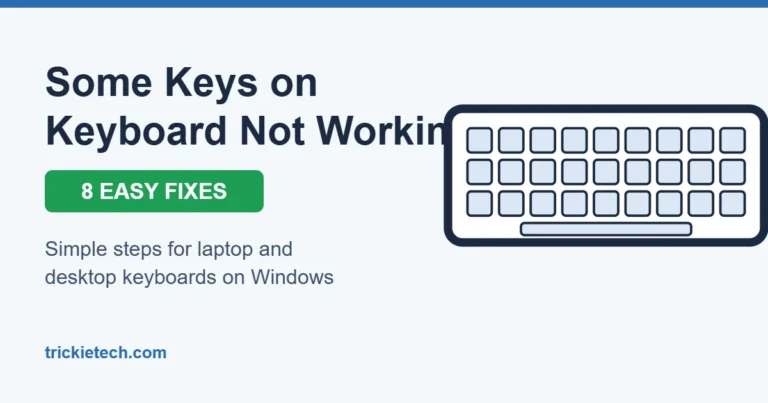 Some keys on keyboard not working: 8 easy fixes