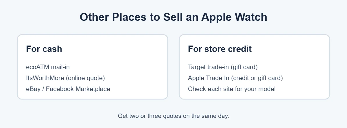 Where to sell Apple Watch: ecoATM mail-in, ItsWorthMore, Target trade-in